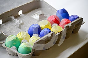 Carton of cascarones