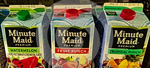 Cartons of Minute Maid Juice