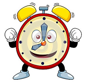 Cartoon alarm clock