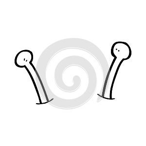 cartoon alien antenae