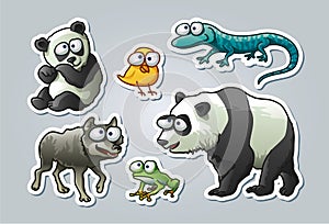 Cartoon animals