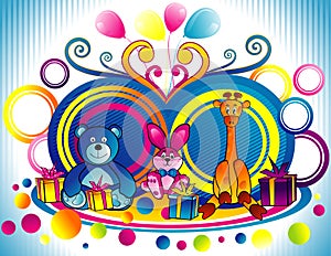 Cartoon animals vector