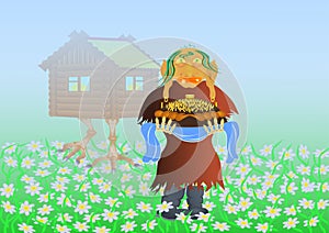 Cartoon Baba Yaga