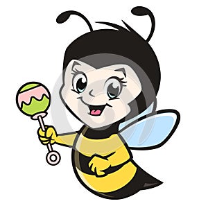 Cartoon Baby Bee