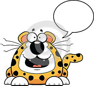 Cartoon Baby Cheetah Talking