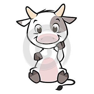 Cartoon Baby Cow