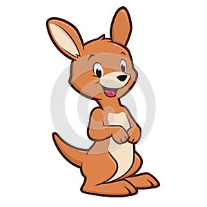 Cartoon Baby Kangaroo