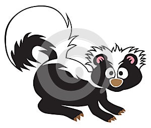 Cartoon Baby Skunk