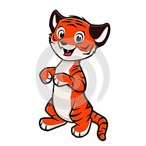 Cartoon Baby Tiger Cub