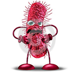 Cartoon Bacteria Character photo