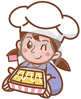 Cartoon baker