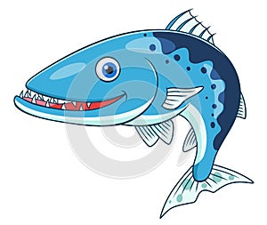 Cartoon barracuda