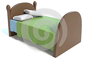 Cartoon Bed