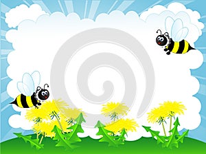 Cartoon bee