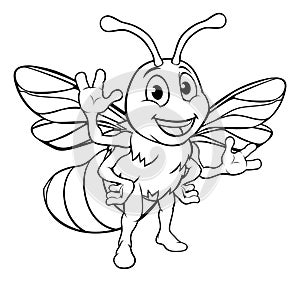 Cartoon Bee Character