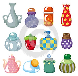 Cartoon bottle icon