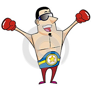 Cartoon Boxer