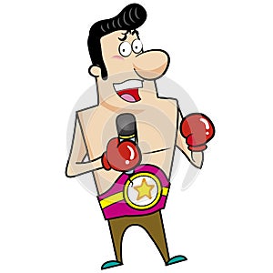 Cartoon Boxer