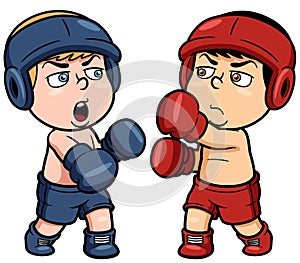 Cartoon boxing