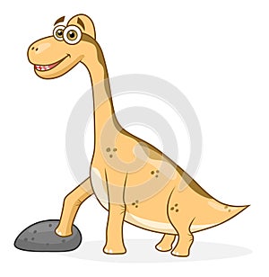 Cartoon brachiosaurus