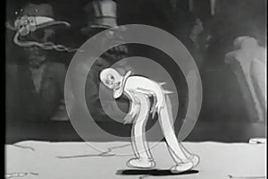 Cartoon of break dancing ghost