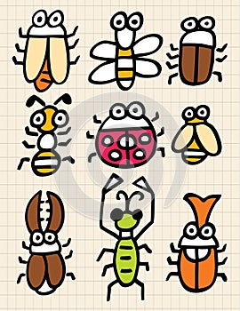 Cartoon bug