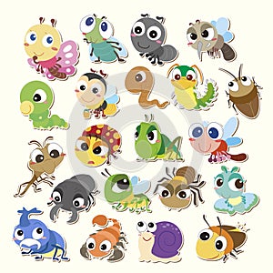 Cartoon bug icon