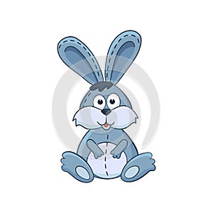 Cartoon bunny.