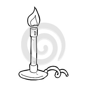 cartoon bunsen burner