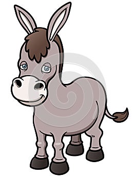 Cartoon burro