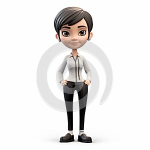 Cartoon Business Woman Figurine - Jennifer