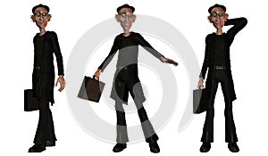 Cartoon of a businessman