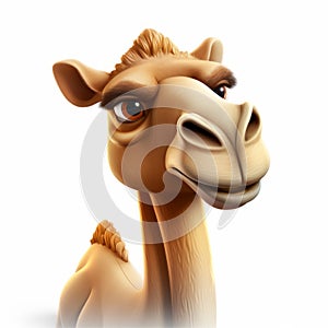 Cartoon Camel 3d Icon - Nintendo Style - High Resolution