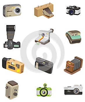Cartoon camera icon