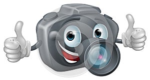 Cartoon camera mascot photo