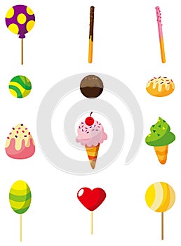 Cartoon candy icon