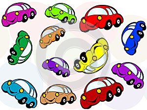 Cartoon car