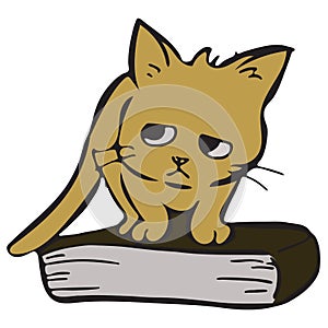 Cartoon cat illustration