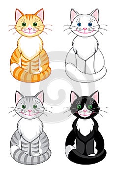 Cartoon cats