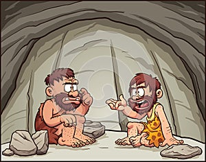 Cartoon cavemen