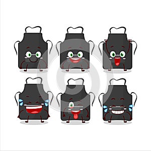 Cartoon character of black appron with smile expression