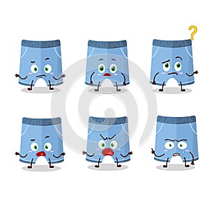 Cartoon character of shorts with what expression