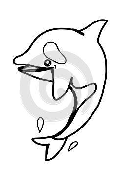 Cartoon characters cartoon orca killer whale illustration drawing