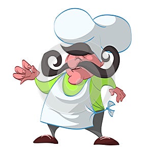 Cartoon Chef Illustration