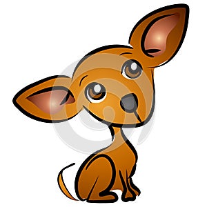 Cartoon Chihuahua Dog Clip Art