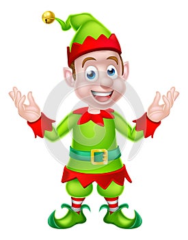 Cartoon Christmas Elf photo