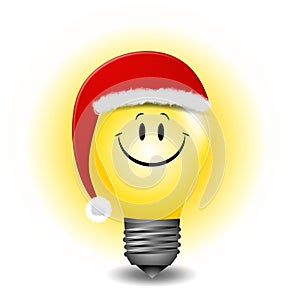 Cartoon Christmas Lightbulb