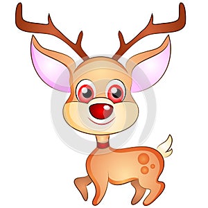 Cartoon Christmas Reindeer