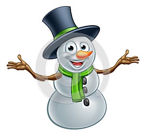 Cartoon Christmas Snowman