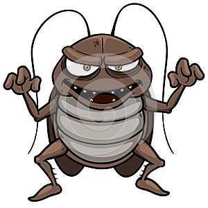 Cartoon cockroach